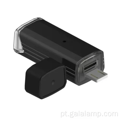 Luz de bicicleta recarregável USB com função de lanterna